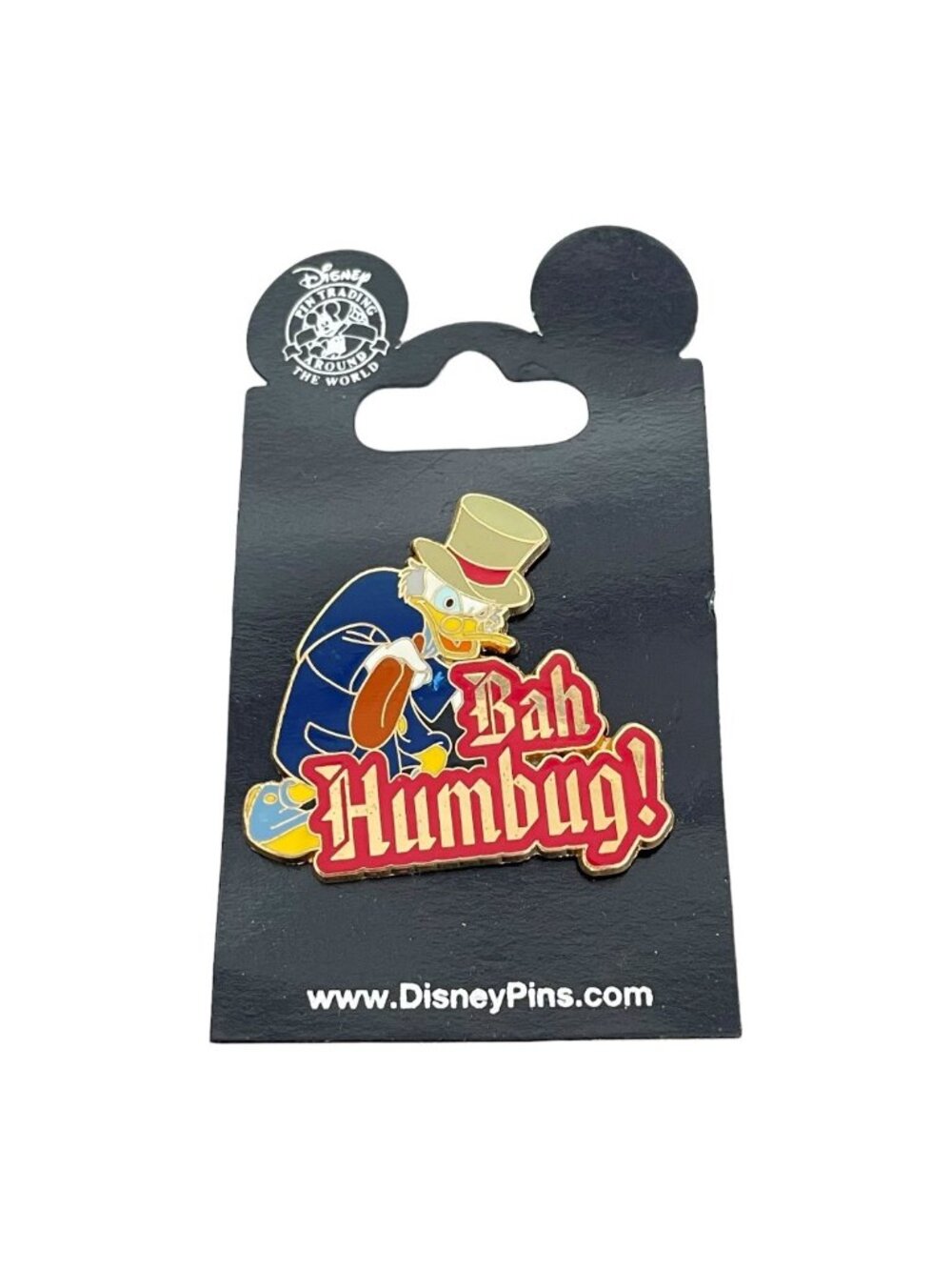 Disney Parks Scrooge McDuck Bah Humbug Pin